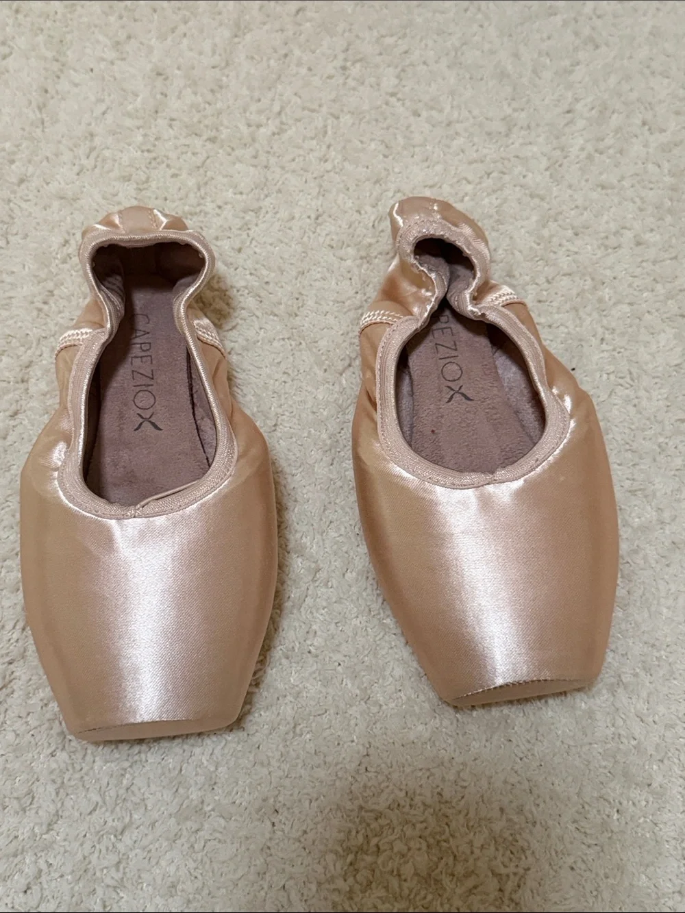 Capezio Kids Ballet Pointe Shoes Airess- Blush Satin